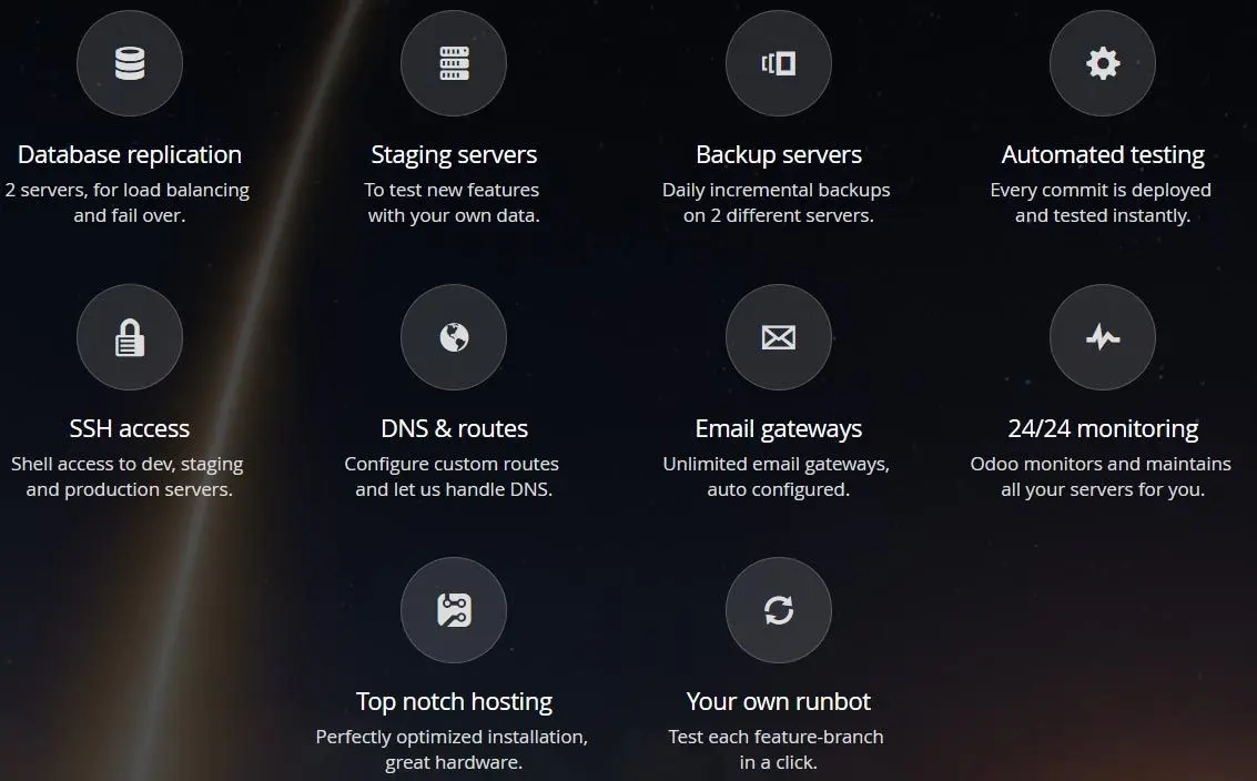 odoo features